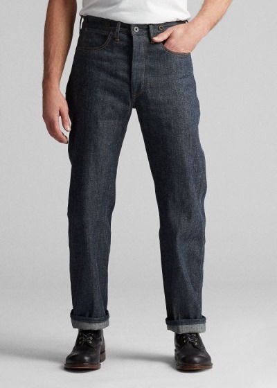 Calças De Ganga Ralph Lauren Limited-Edition Selvedge Homem 53980-DHJM